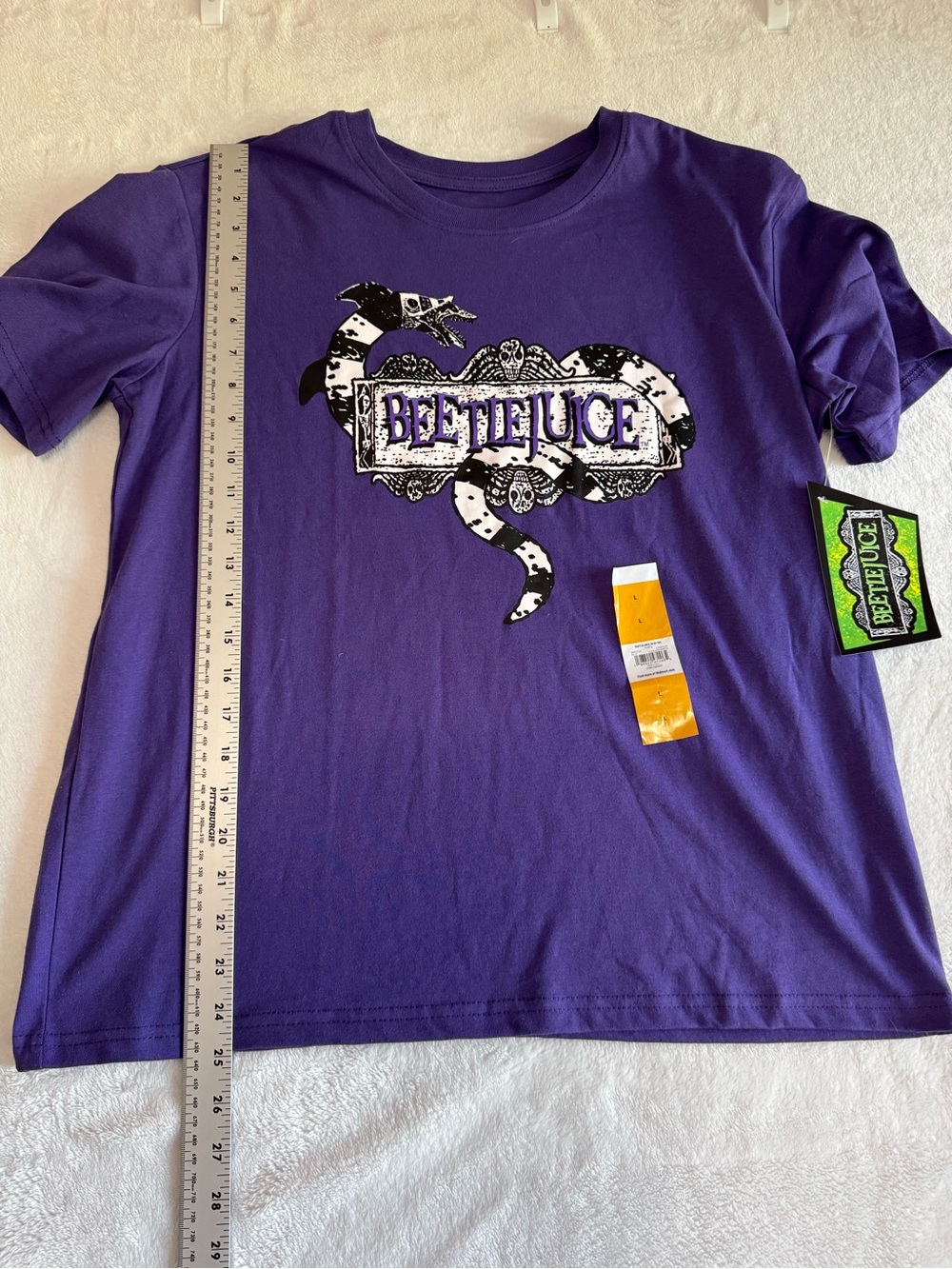 Beetle juice Purple Graphic Tee - Brand
